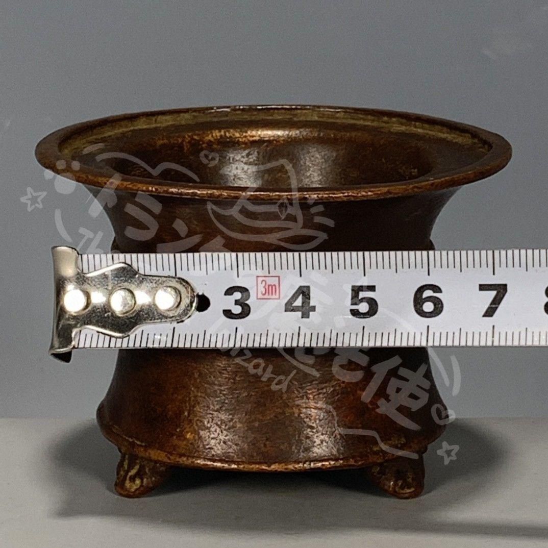 新年ギフト大明宣徳炉 香炉 仏具 工芸品 美術品 置物CZW1207P560