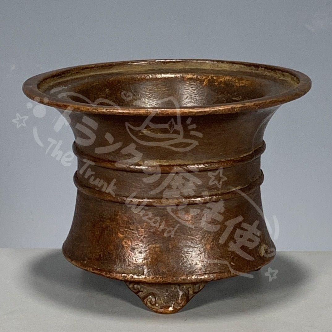 新年ギフト大明宣徳炉 香炉 仏具 工芸品 美術品 置物CZW1207P560