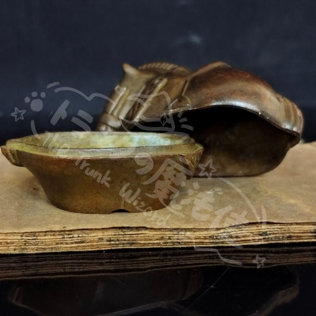 新年ギフト墨箱 書道具 文房具 筆置き 筆入 工芸品 美術品 置物