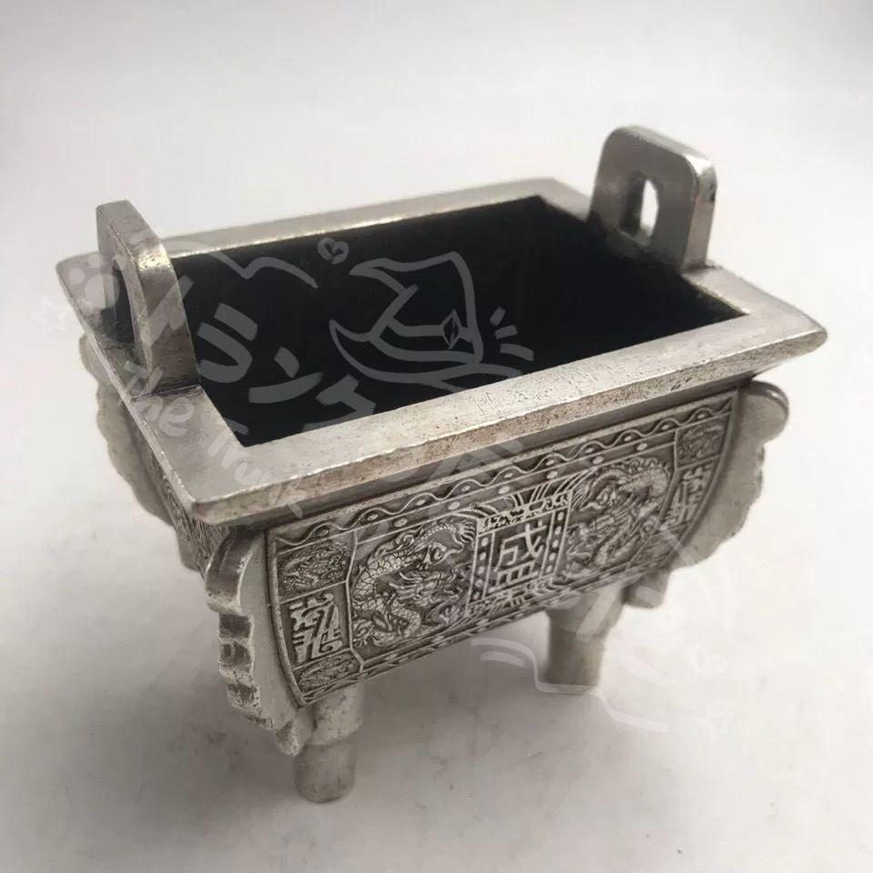 新年ギフト銅製 鼎 挿香器 奉納香炉 室内檀香炉 装飾品 工芸品 置物