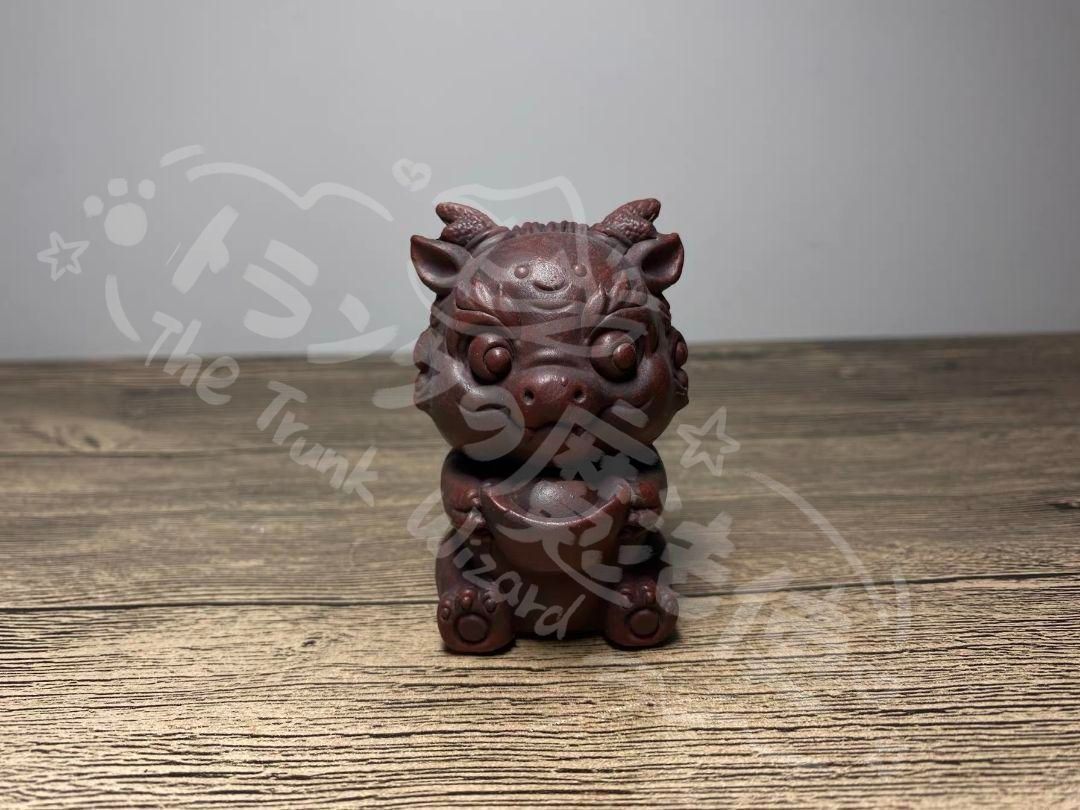 新年ギフト宜興 紫砂 小さな竜 茶道具 茶台 茶寵 装飾品