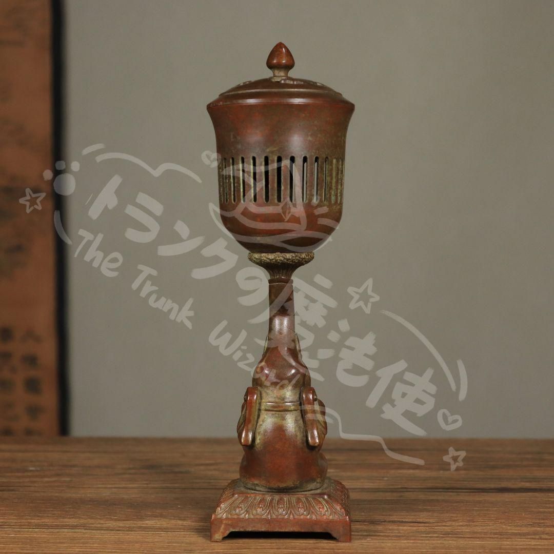 新年ギフト銅器 香炉 福象宮灯 薫香炉 室内檀香炉 盤香炉 燭灯 香道具 置物