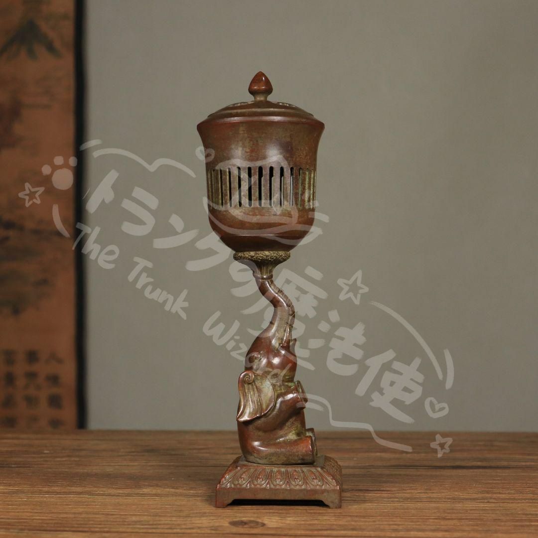 新年ギフト銅器 香炉 福象宮灯 薫香炉 室内檀香炉 盤香炉 ?燭灯 香道具