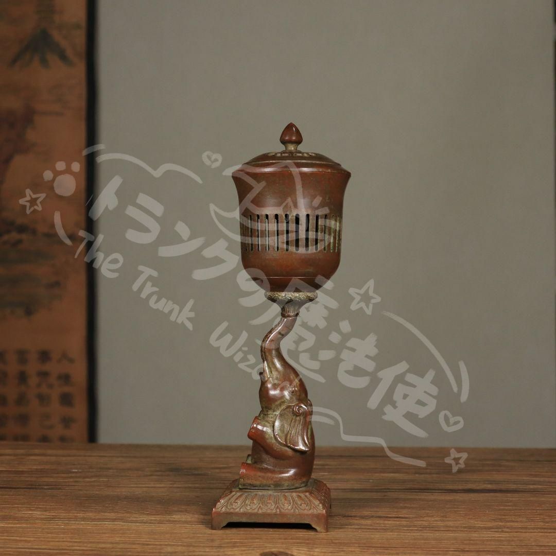 新年ギフト銅器 香炉 福象宮灯 薫香炉 室内檀香炉 盤香炉 ?燭灯 香道具