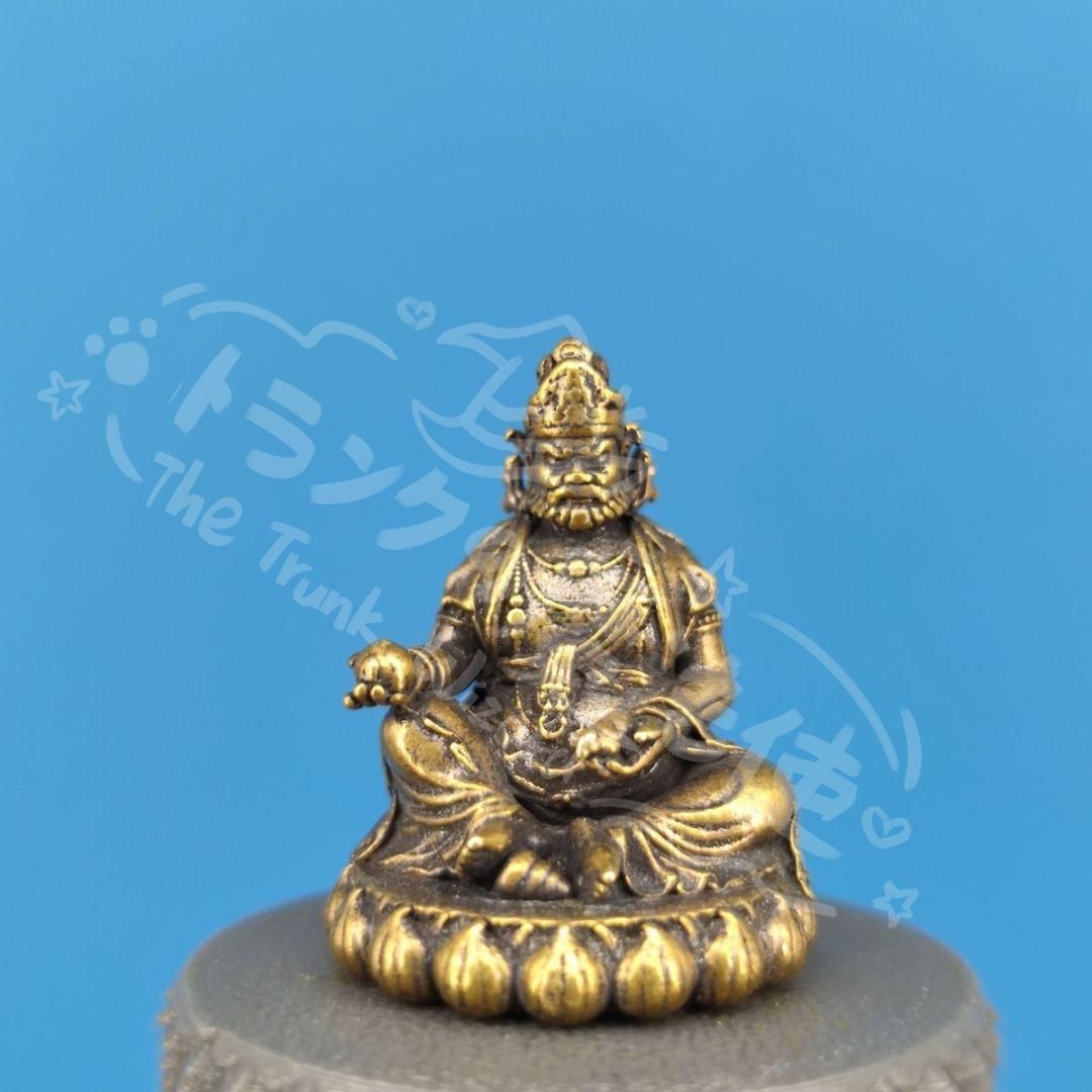 新年ギフト銅製 仏像 小仏像 密教黄財神仏像 ミニ仏 工芸品 置物
