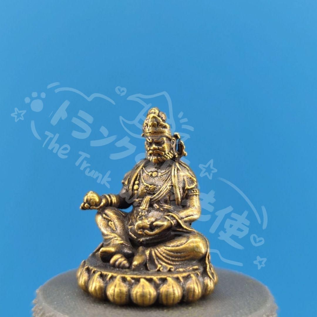仏教美術 黄財神 仏堂奉納 招財 進宝を 銅製品 工芸品 置物 仏教美術 黄財神 仏堂奉納 招財 進宝を 銅製品 工芸品 置物 - メルカリ
