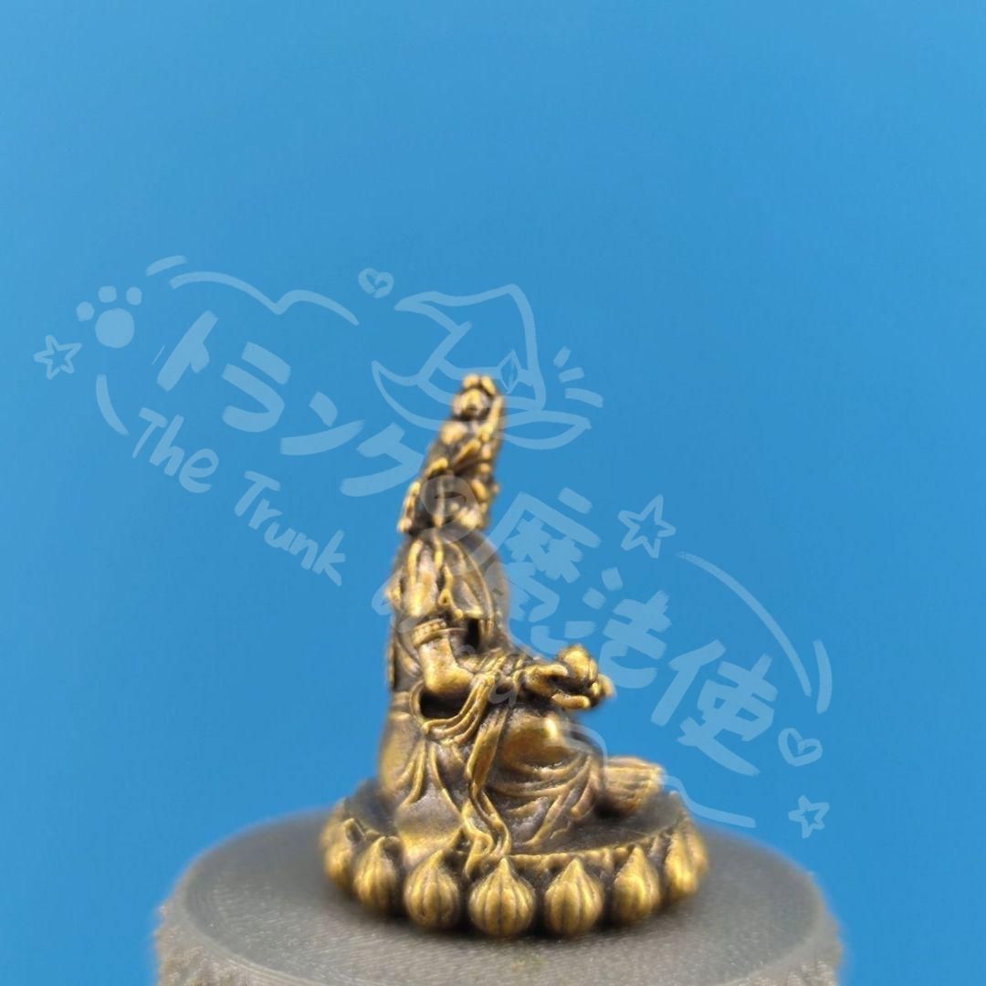新年ギフト銅製 仏像 小仏像 密教黄財神仏像 ミニ仏 工芸品 置物