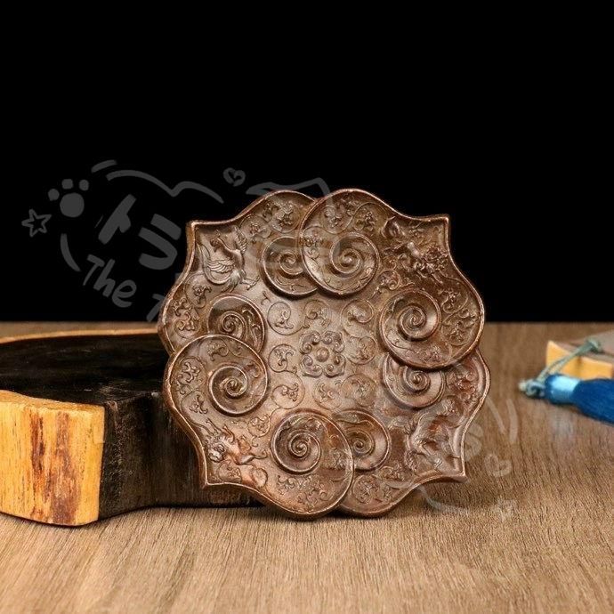 銅 細工 四大神獣盤 皿 聚宝盆 装飾品 工芸品 美術品 置物 楽天市場