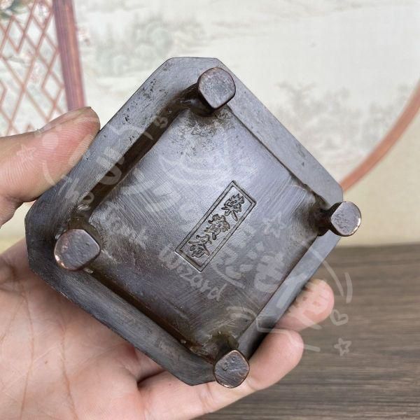 新年ギフト浮彫四神獣香炉 三体炉 香道具 仏具 工芸品 美術品 置物