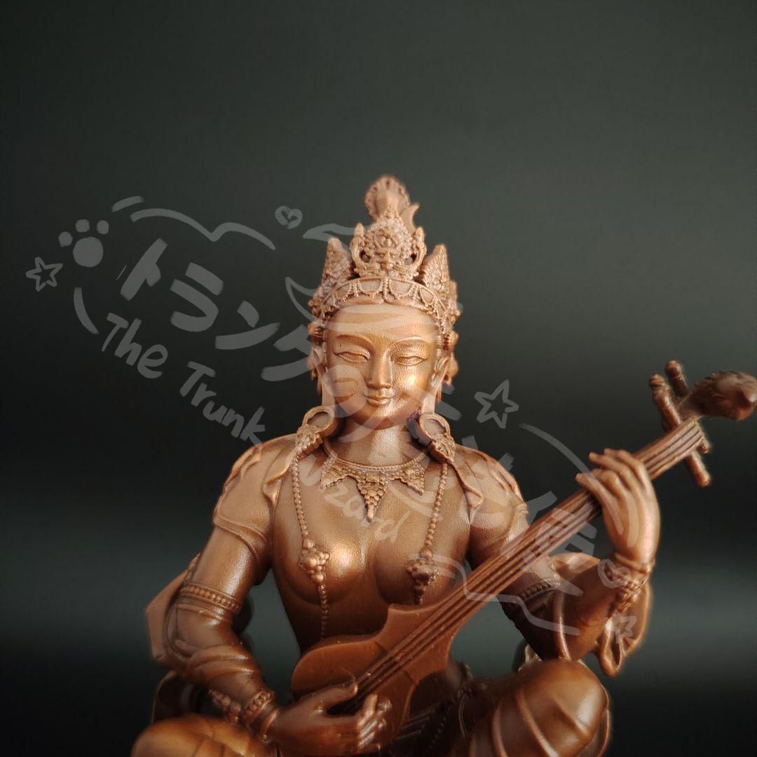 新年ギフト仏教美術 仏像 妙音天女仏像 銅製品 置物