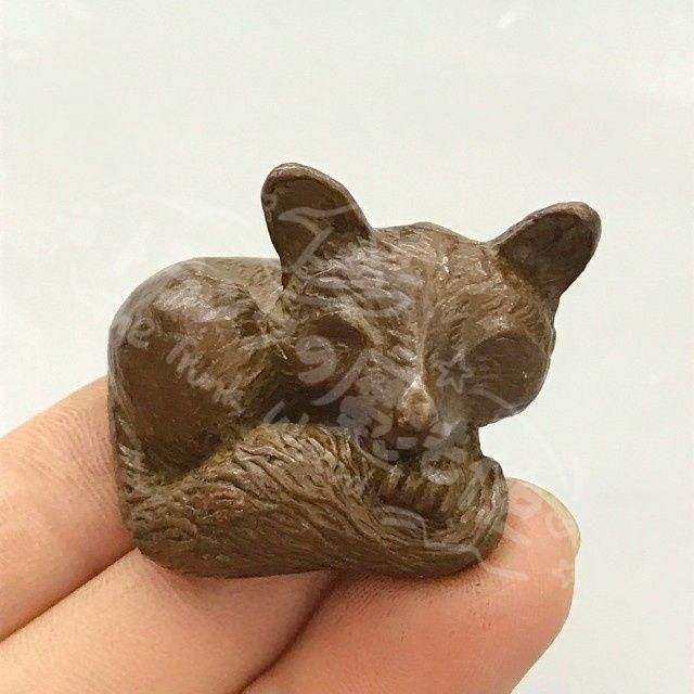 新年ギフト銅製 小狐 茶玩 茶寵 文鎮 書鎮 装飾品 工芸品 置物