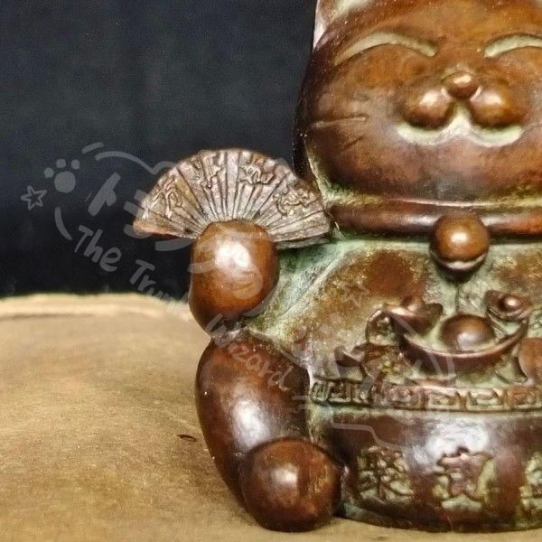 新年ギフト銅制 招財猫 招財進宝 茶台茶寵 自宅 オフィスカウンター