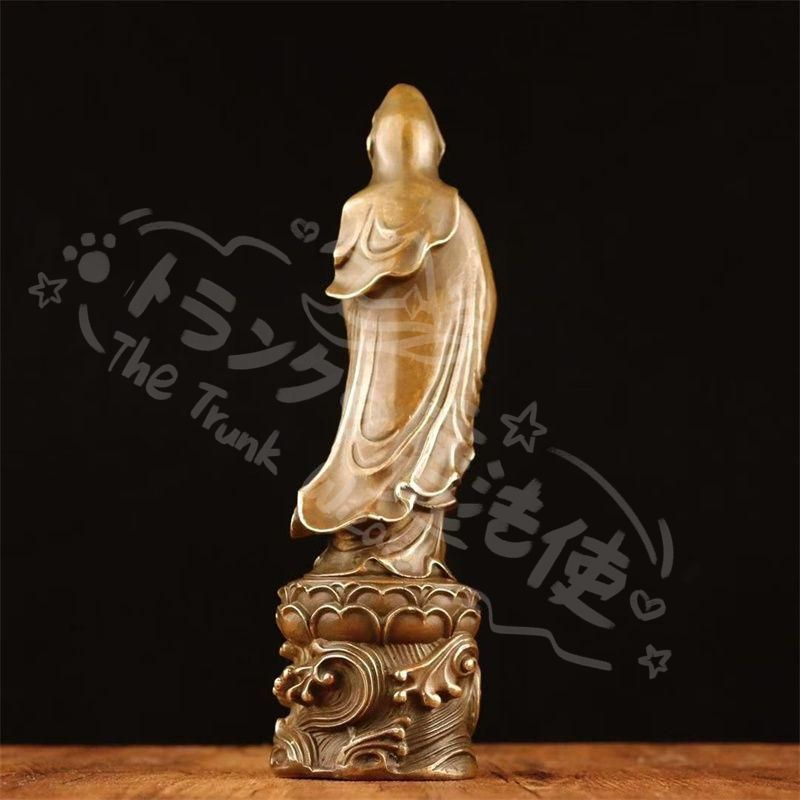 銅製 仏像 浄水観音菩薩仏像 仏間供養 銅製品 工芸品 置物 新年ギフト銅製 仏像 浄水観音菩薩仏像 仏間供養 銅製品 工芸品 置物