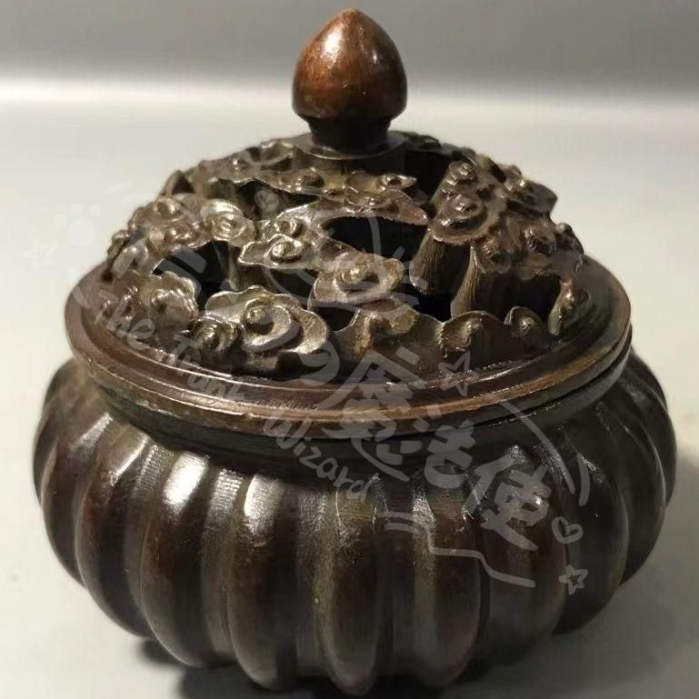 新年ギフトかぼちゃ香炉 装飾品 現代工芸品 美術品 置物CZW1207P784