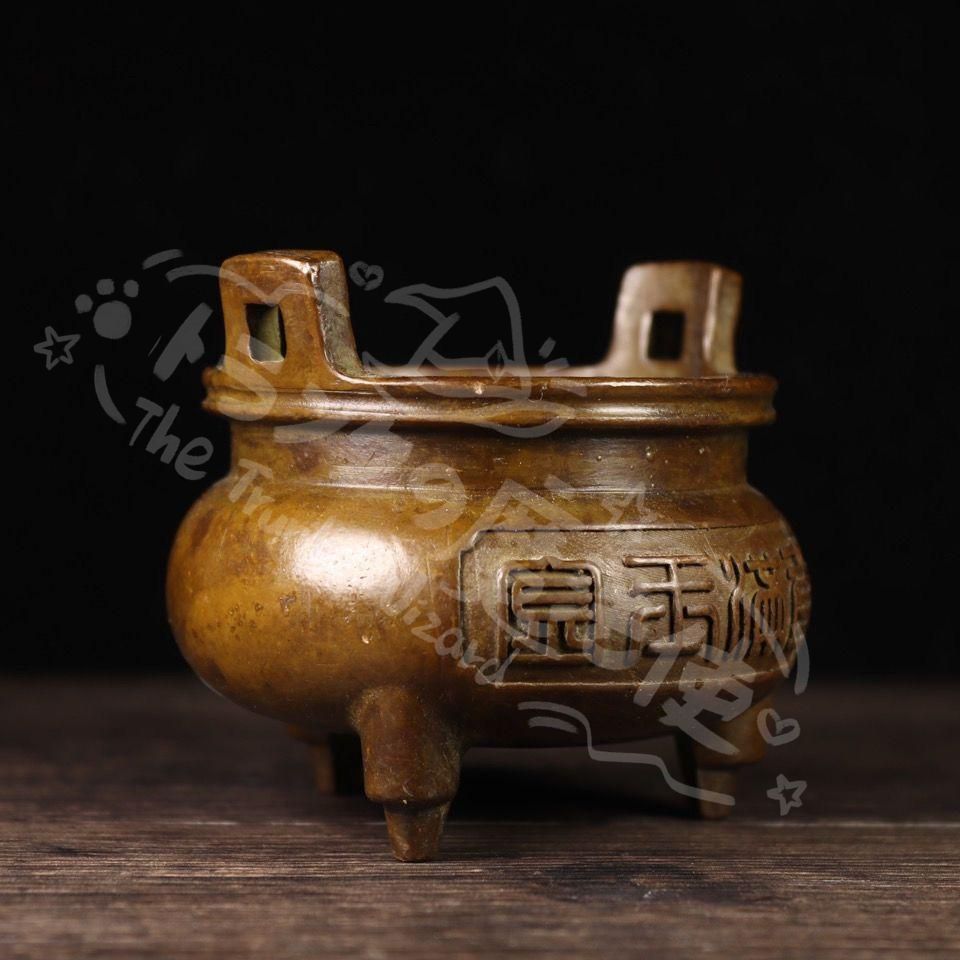 新年ギフト宣徳炉 金玉満堂香炉 香道具 仏具 置物