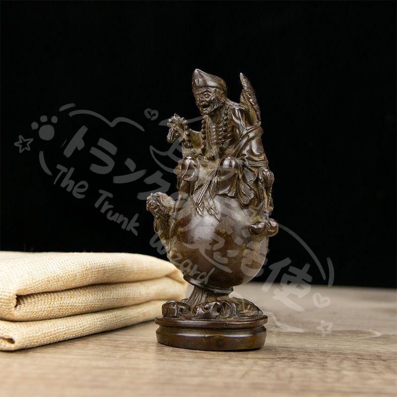 新年ギフト活仏済公仏像 銅器 装飾品 工芸品 美術品 置物CZW1207P536