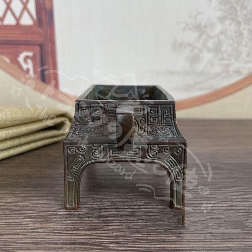 新年ギフト瑞獣三足鼎天子竜頭香炉 香道具 仏具 工芸品 美術品 置物