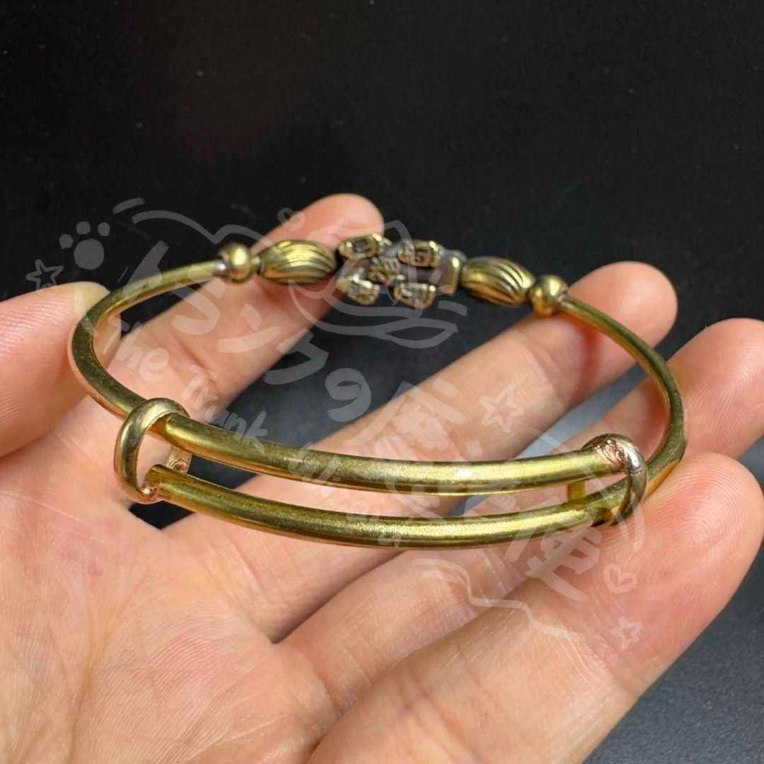 新年ギフト銅 細工 大清乾隆麒麟腕輪 招財 装飾品 現代工芸品 美術品