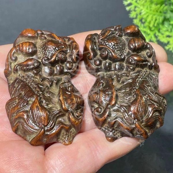 銅制 避水獣 家装飾 店舗 書房 置物開業 贈答品 マスコット 装飾品