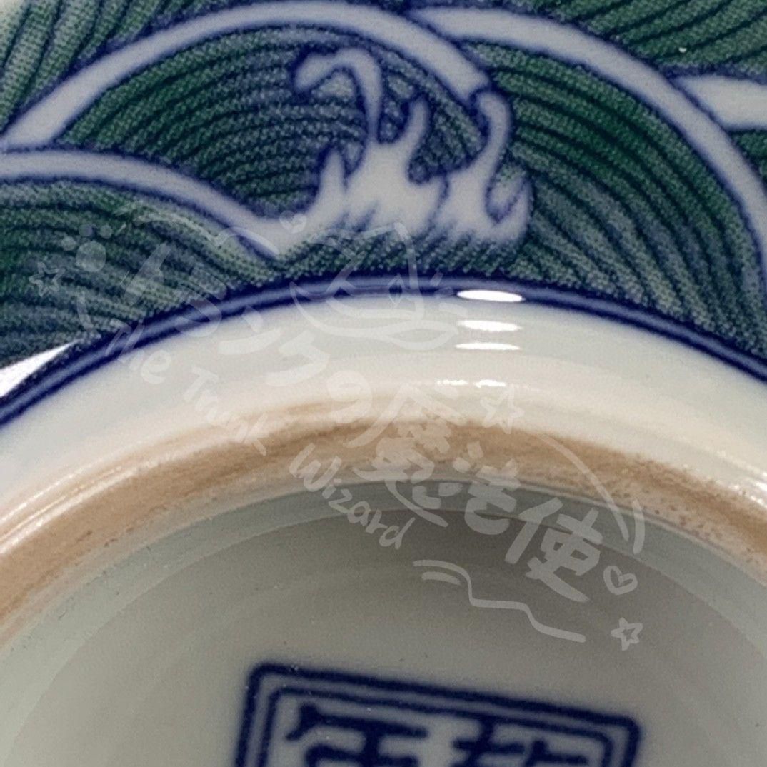 新年ギフト清代乾隆 五彩龍鳳主人杯 茶器 中国景徳鎮 現代工芸品 美術
