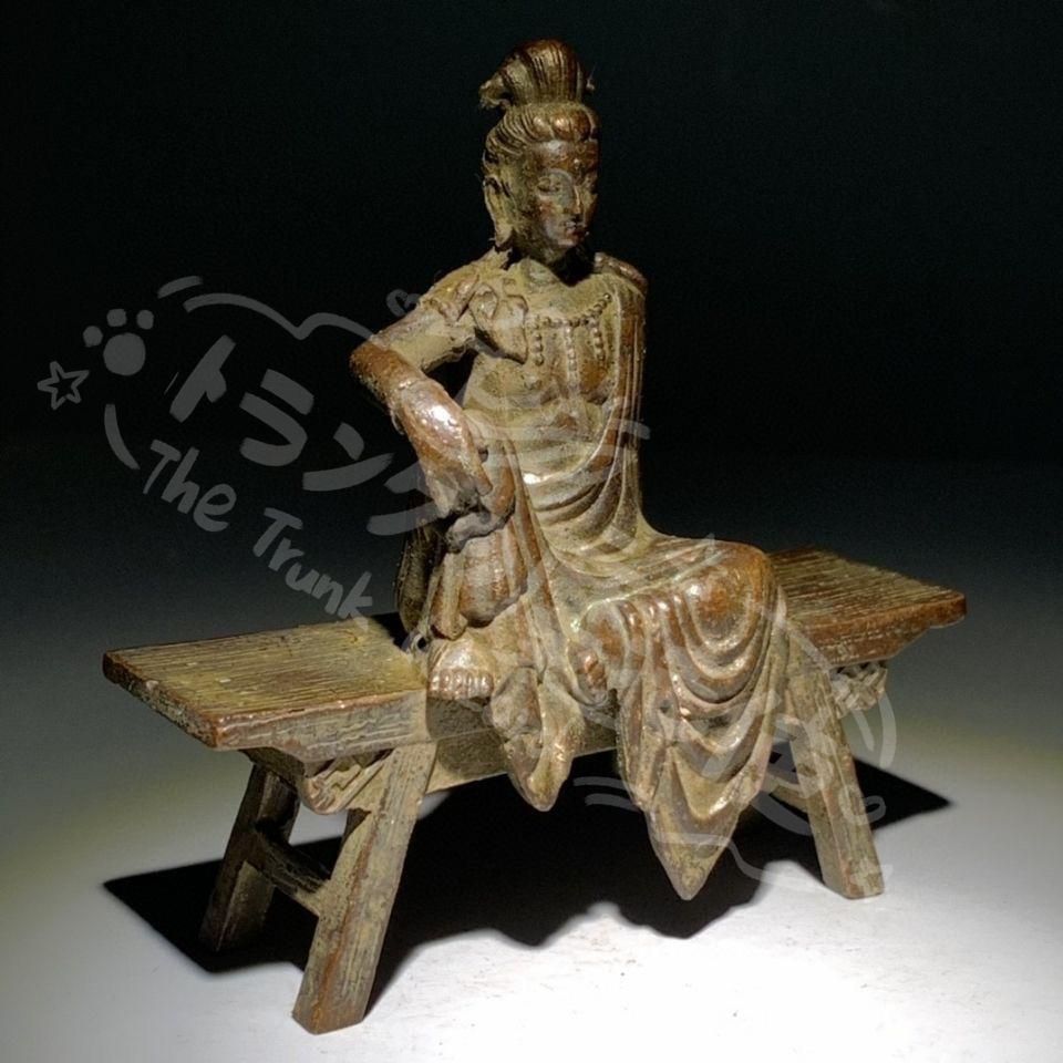 銅 細工 置物 装飾品 新年ギフト銅細工 観音菩薩像 装飾品 工芸品 美術品 置物CZW1207P851