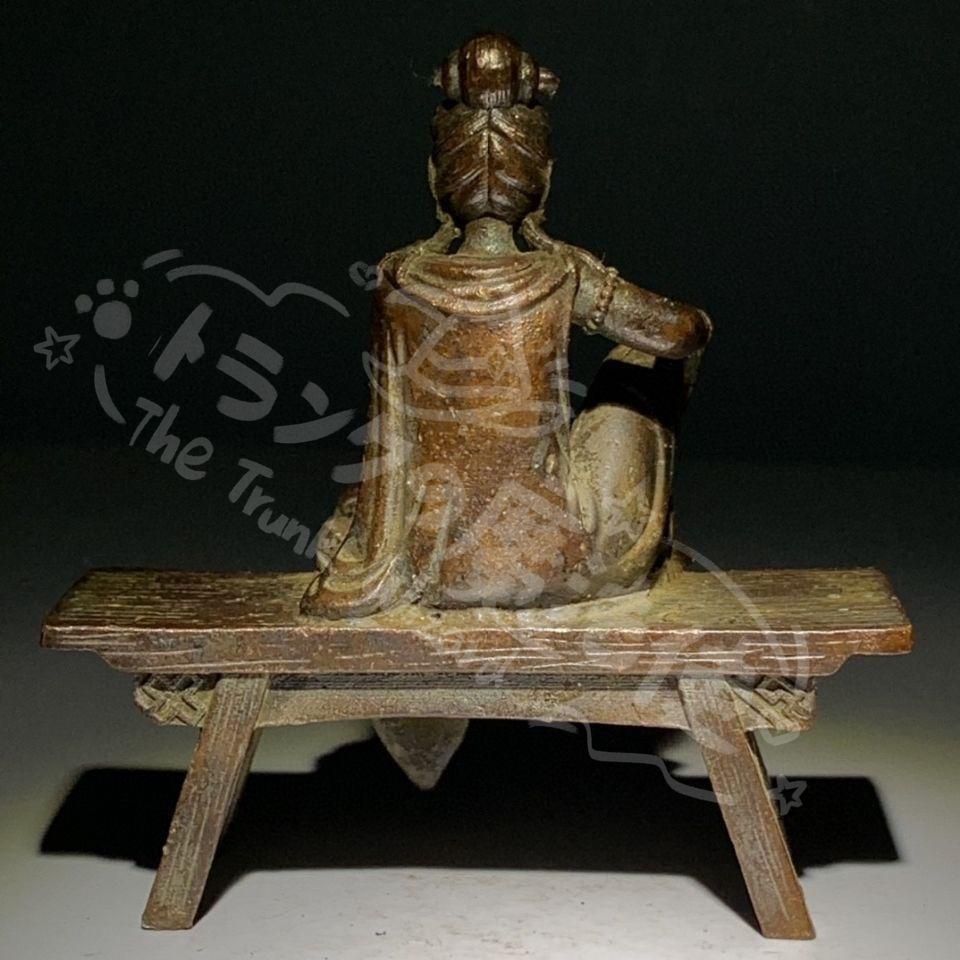 新年ギフト銅細工 観音菩薩像 装飾品 工芸品 美術品 置物CZW1207P851