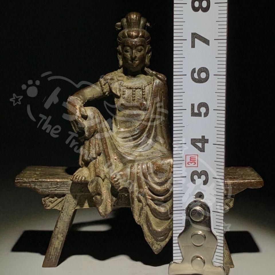 新年ギフト銅細工 観音菩薩像 装飾品 工芸品 美術品 置物CZW1207P851