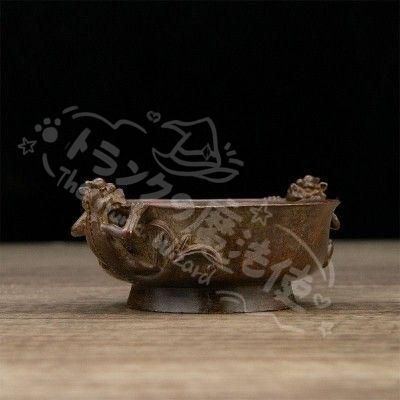新年ギフト銅細工双龍耳香炉 茶道具 香道具 装飾品 工芸品 美術品 置物