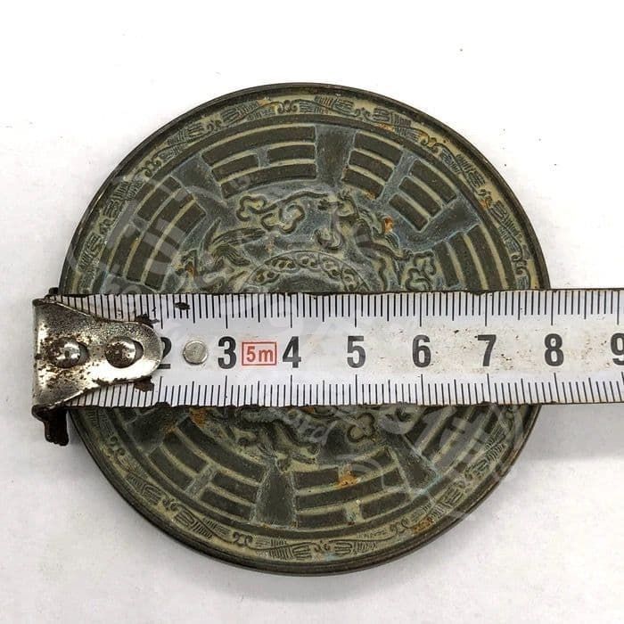 新年ギフト銅器 銅鏡 八卦四大神獣図 玄関 書架 装飾品 工芸品 置物