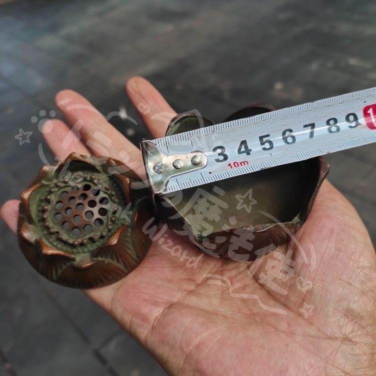 新年ギフト香炉 蓮華香炉 茶室焚香炉 茶道具 香道具 工芸品 置物