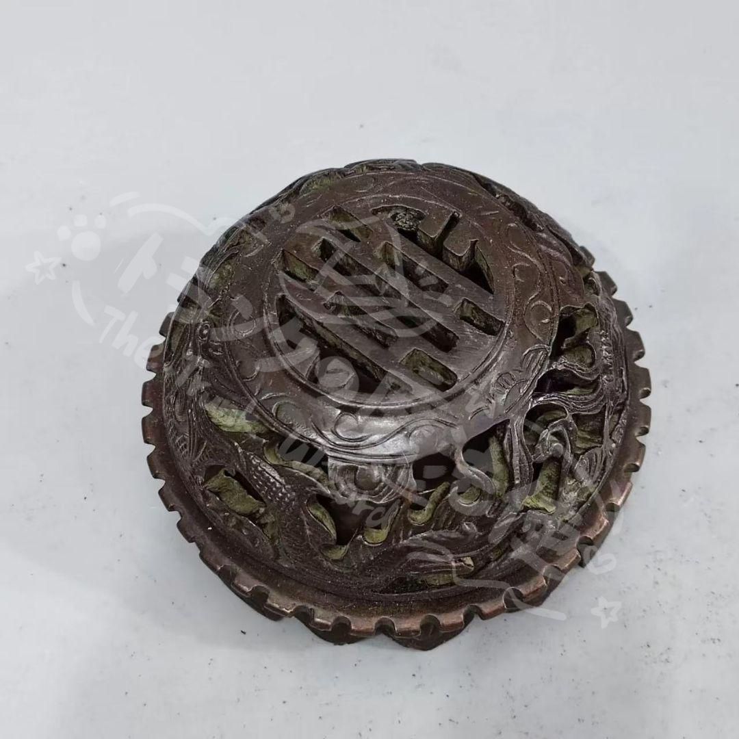 新年ギフト銅細工 蓮華鳳炉香炉 香道具 装飾品 工芸品 美術品 置物