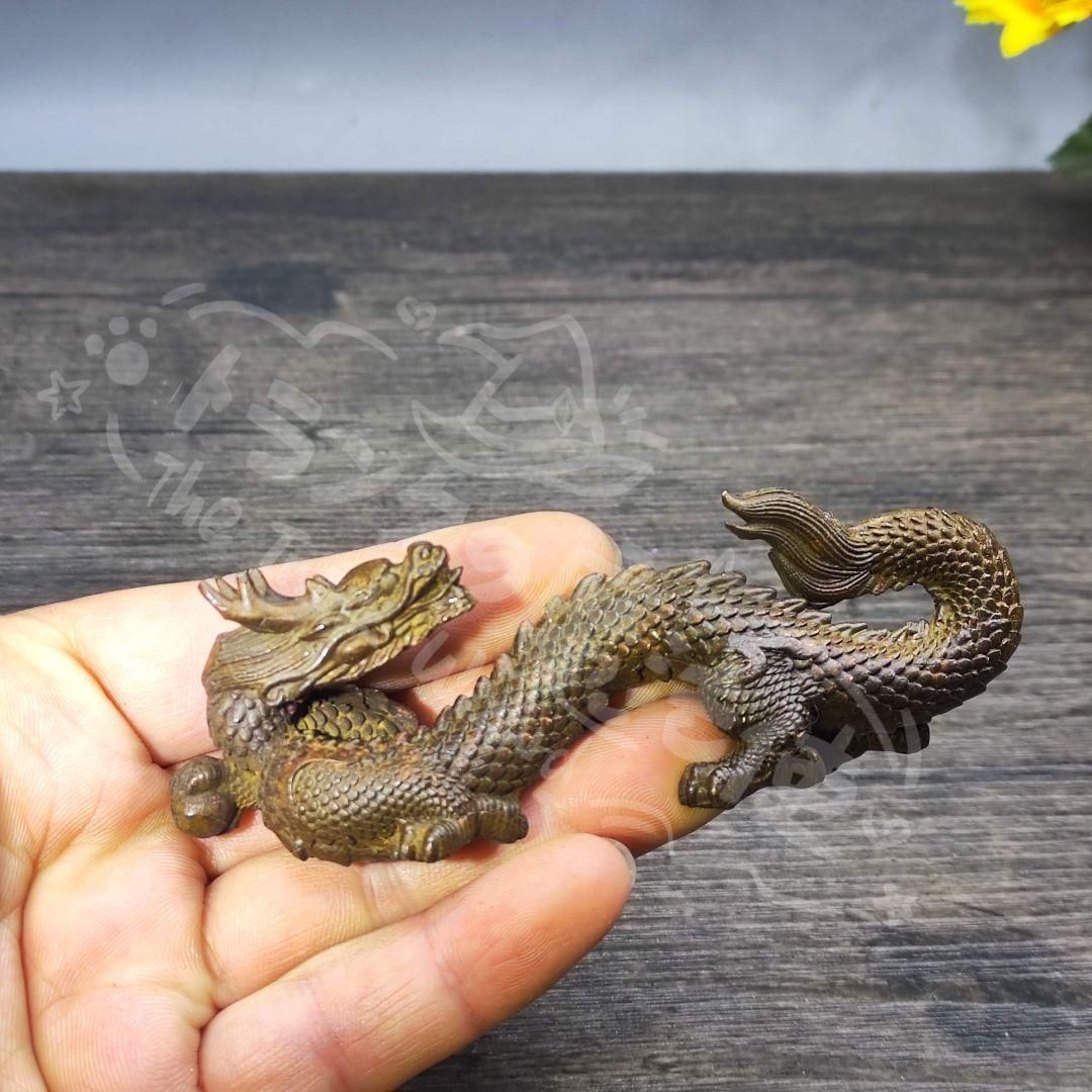 新年ギフト銅 細工 神獣竜魚 筆架 茶寵 文房具 書道具 装飾品 工芸品