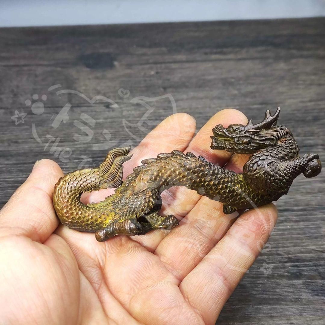 新年ギフト銅 細工 神獣竜魚 筆架 茶寵 文房具 書道具 装飾品 工芸品