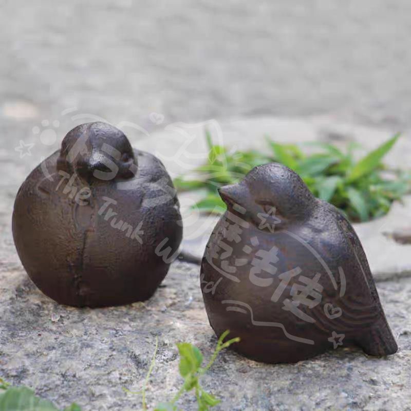 新年ギフト鉄製の小鳥の置物お茶の台庭のガーデンバルコニーテーブルの飾り窓の装飾