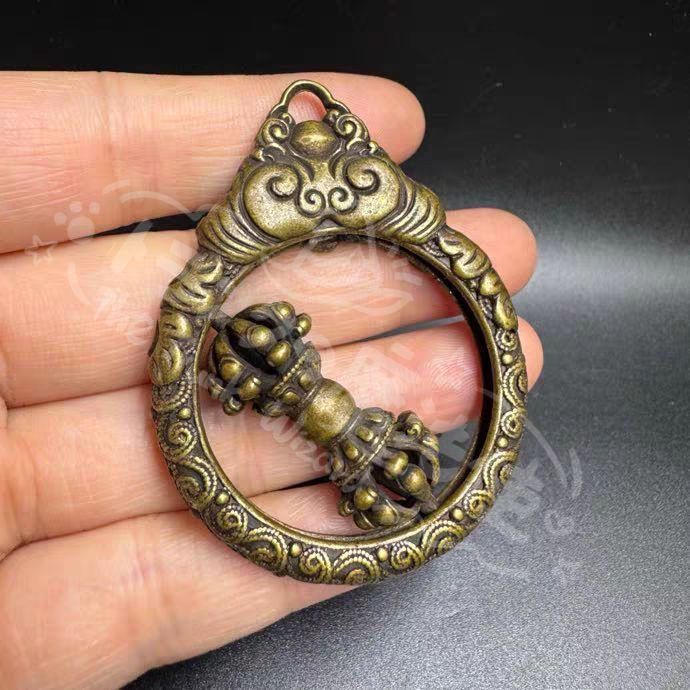 新年ギフト銅器 金剛杵 鎮宅 辟邪 開運 風水 招財 置物 工芸品