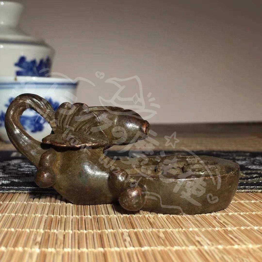 新年ギフト銅細工 瓢?福字倒流香炉 香道具 装飾品 工芸品 美術品 置物