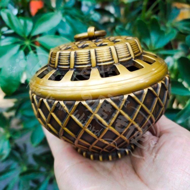 新年ギフト銅 細工 提灯 香炉 香道具 装飾品 現代 置物
