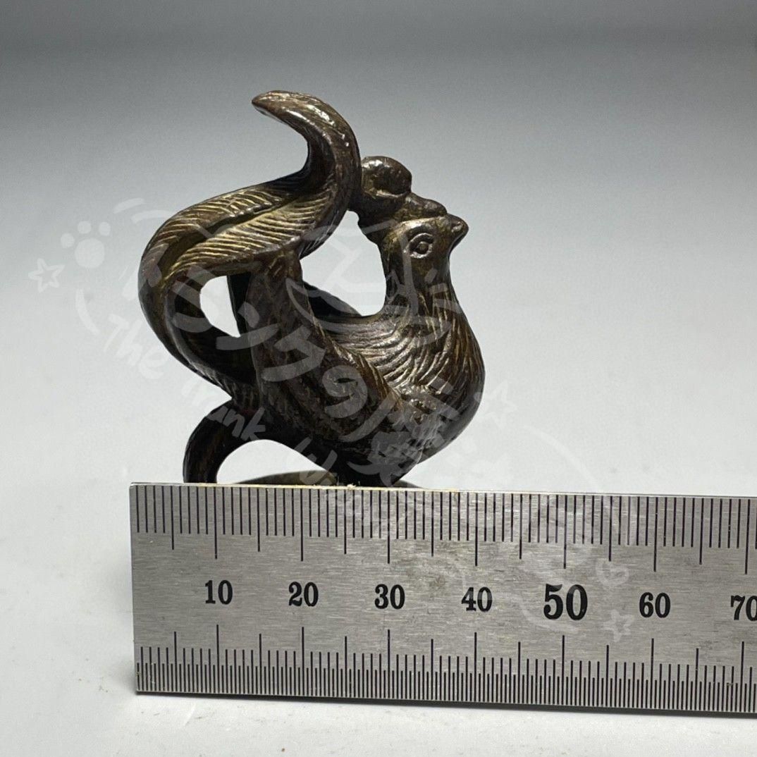 新年ギフト銅 細工 神獣朱雀印 鎮宅 辟邪 開運 風水書道具文房具工芸品