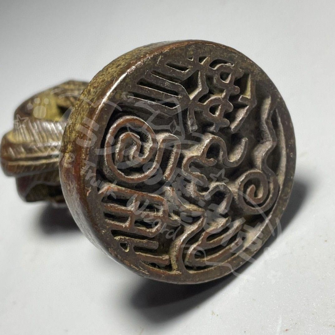 新年ギフト銅 細工 神獣朱雀印 鎮宅 辟邪 開運 風水書道具文房具工芸品