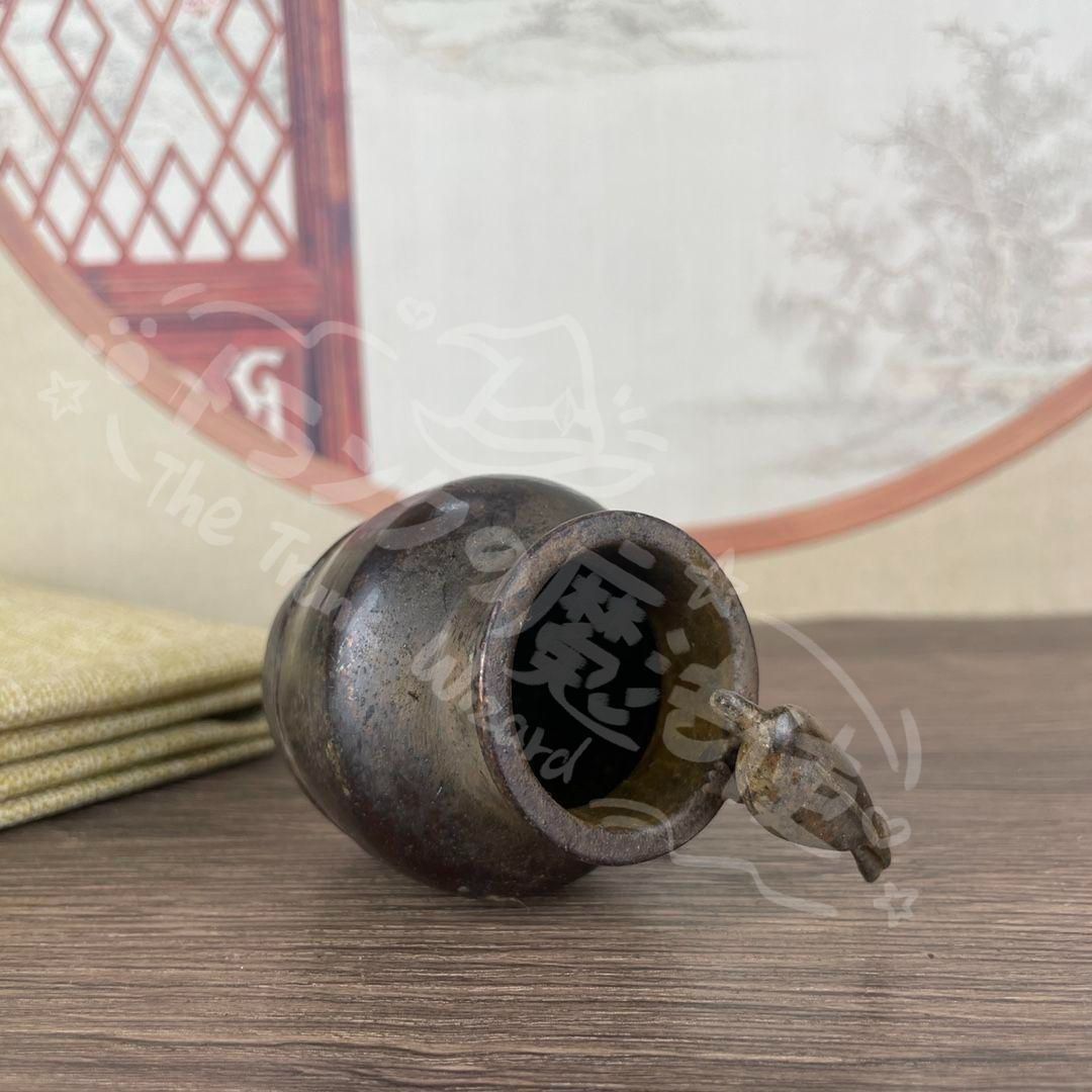 新年ギフト銅製 松竹花鳥高浮彫銅器花瓶 装飾品 現代工芸品 置物