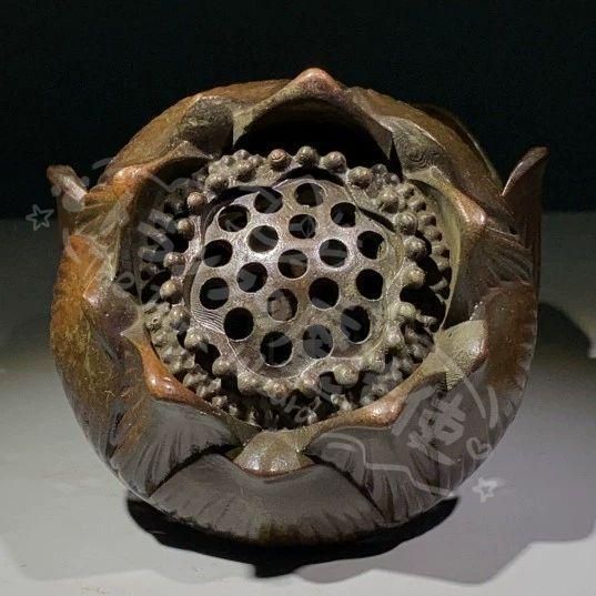 新年ギフト銅製 蓮華香炉 蓮子登科薫香炉 宣徳炉 香道具 装飾品 工芸品