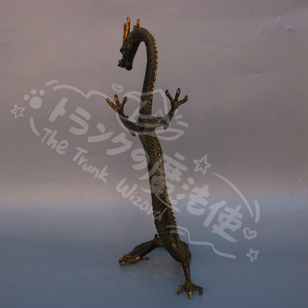 新年ギフト竜 銅 細工 装飾品 置物