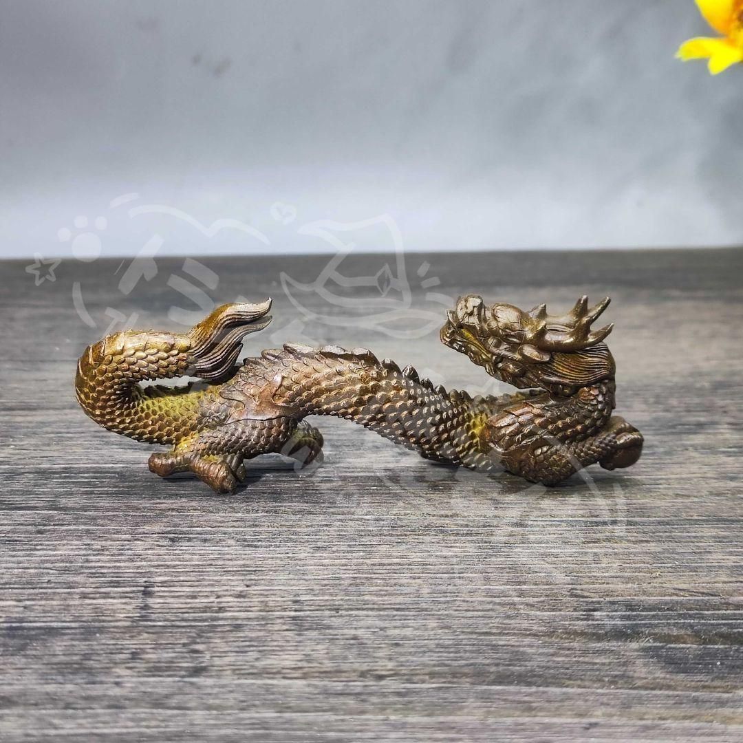 新年ギフト銅 細工 神獣竜魚 筆架 茶寵 文房具 書道具 装飾品 工芸品