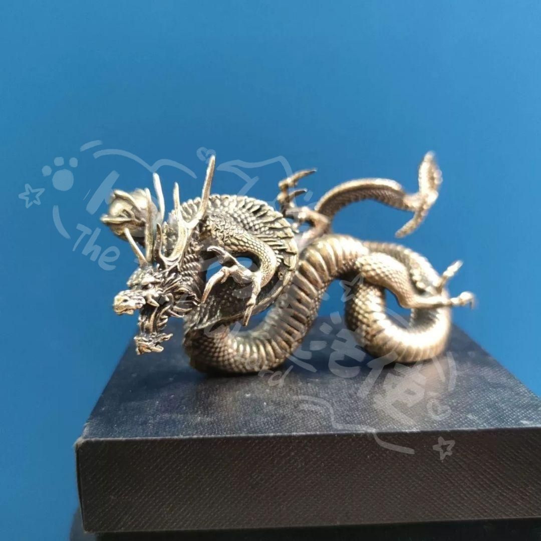 新年ギフト銅製 神龍 中国龍 鎮宅 辟邪 開運 風水 招財 装飾品 工芸品