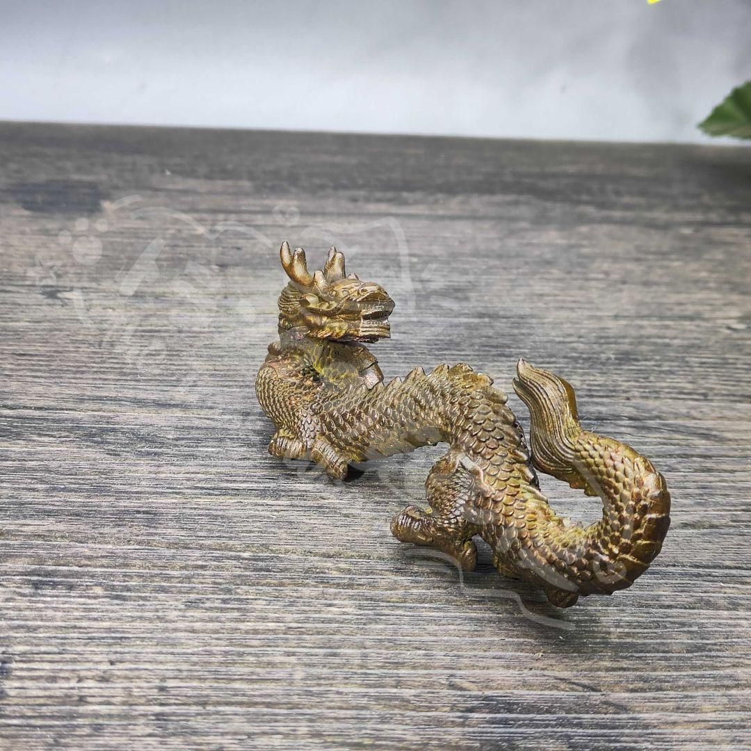 新年ギフト銅 細工 神獣竜魚 筆架 茶寵 文房具 書道具 装飾品 工芸品