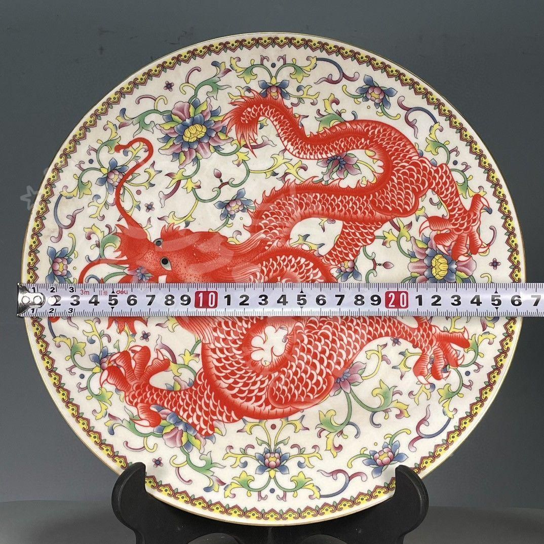 新年ギフト大清乾隆五彩???? 景徳鎮 陶磁器 装飾品 現代工芸品 美術品