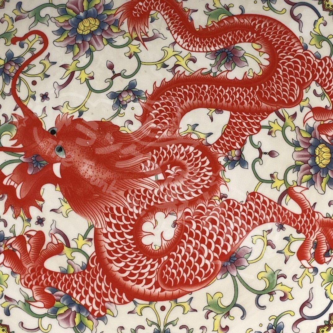 新年ギフト大清乾隆五彩???? 景徳鎮 陶磁器 装飾品 現代工芸品 美術品