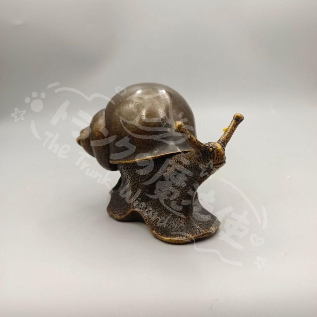 新年ギフト銅器 蝸牛 鎮紙 茶台 家庭 事務室 風水開運 装飾品 工芸品