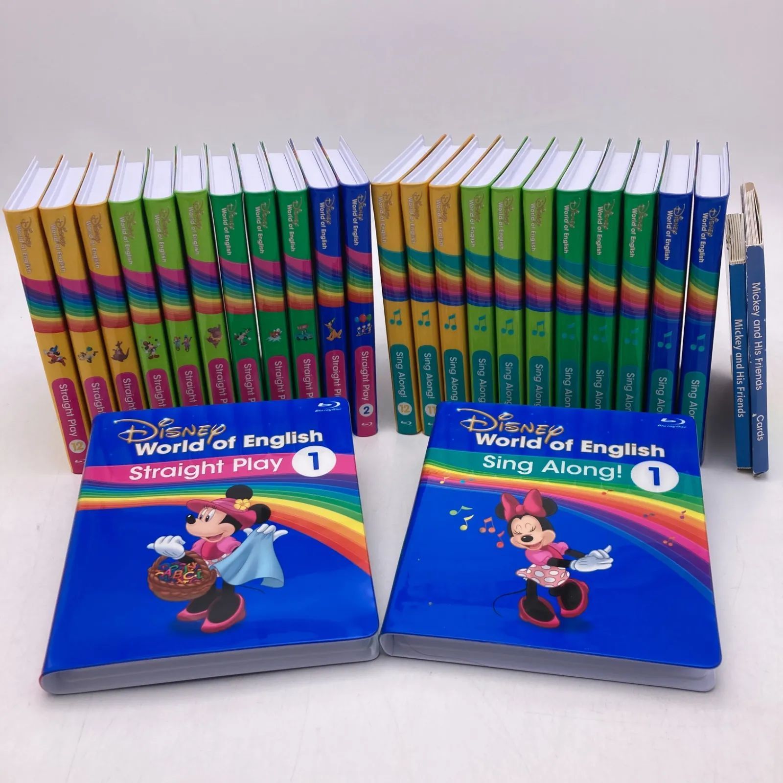 シングアロング＆ストレートプレイセット ディズニー　英語 シングアロングブルーレイ ストレートプレイ ディズニー英語システム
