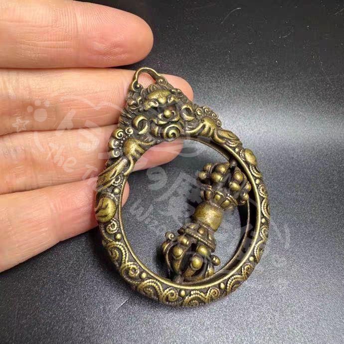 新年ギフト銅器 金剛杵 鎮宅 辟邪 開運 風水 招財 置物 工芸品